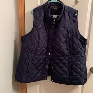 NWT navy vest size 2x